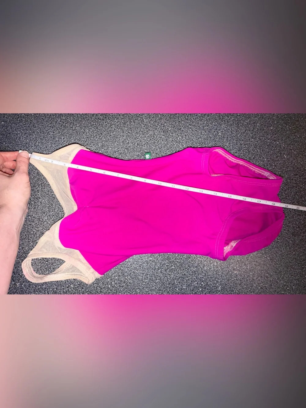Lucky Leo Dancewear Dance Leotard‎ Fuchsia Pink Size Child XXS